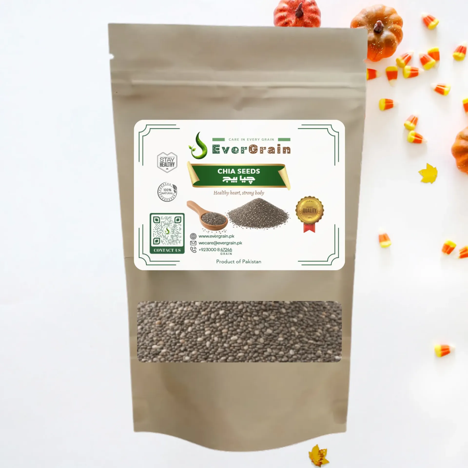 EverGrain Chia Seed  | High Fiber & Omega-3 | Weight Loss & Detox | Keto Friendly